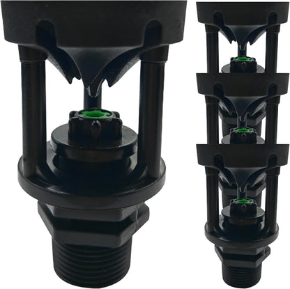 Garden Sprinkler 4PCS 3/4" Wobbler Irrigation Sprinkler 360 ° Rotary Watering Nozzles External Thread Irrigation Spray Nozzle Water Saving Wobbler Sprinkler for Grass Lawn Farmland Garden Sprinkler