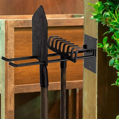 Tool Storage System Hooks Wall Holder Garage Storage Multi-Purposes Garden Tool Organizer for Warehouse Garage Wall Hook