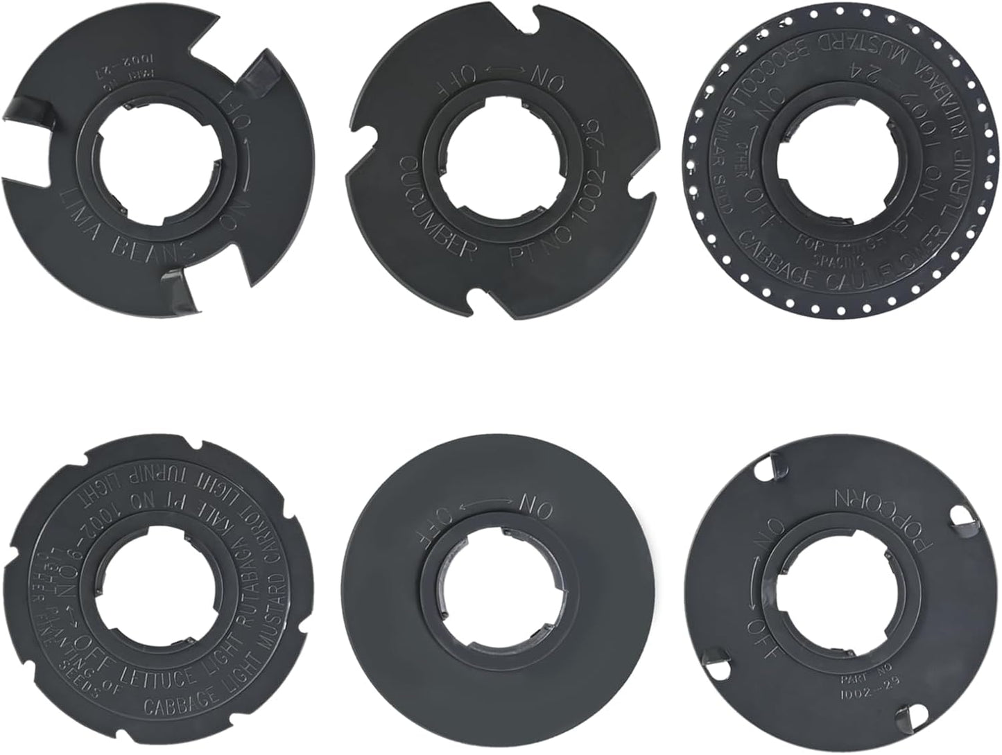 60010 Optional Seed Plate Set Fits Earthway 1001-B Garden Seeder Contains Light