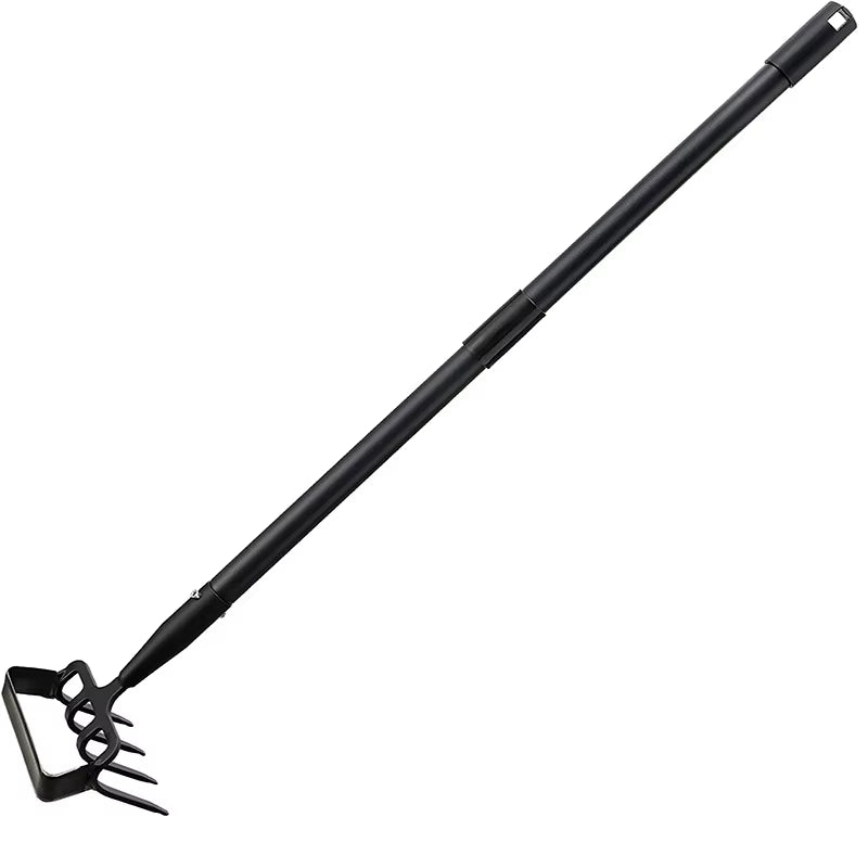 Heavy Duty Action Hoe Stirrup Hoe with Long Handle Metal Hula Hoes Adjustable Garden Scraper Tool