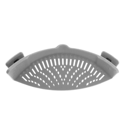 Pot Strainer and Pasta Strainer - Adjustable Silicone Clip On Strainer for Pots, Pans, and Bowls - Kitchen Colander