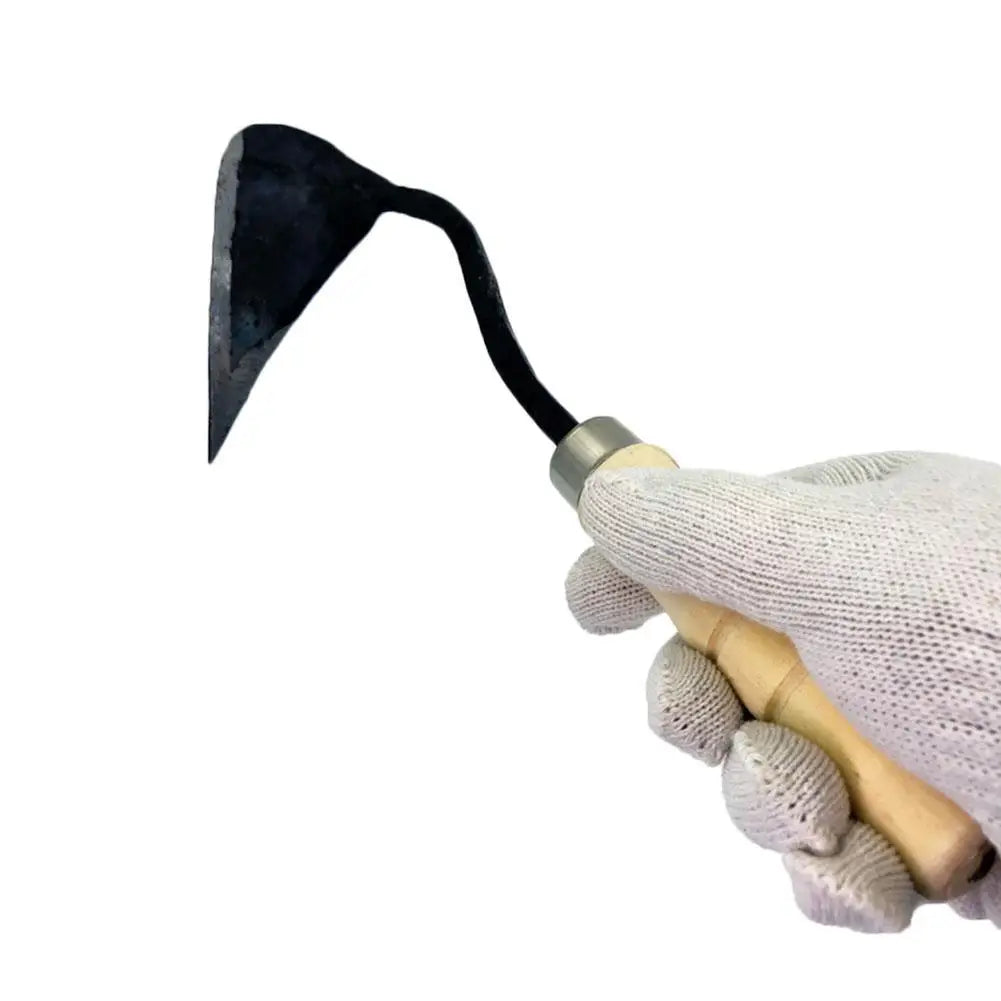 Farm Tools Hoes Triangle Furrow Hoe Household Agricultural Weeding Hoe Planting Vegetable Gardening Loosening Soil Weeding Tools