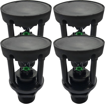 Garden Sprinkler 4PCS 3/4" Wobbler Irrigation Sprinkler 360 ° Rotary Watering Nozzles External Thread Irrigation Spray Nozzle Water Saving Wobbler Sprinkler for Grass Lawn Farmland Garden Sprinkler