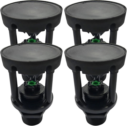 Garden Sprinkler 4PCS 3/4" Wobbler Irrigation Sprinkler 360 ° Rotary Watering Nozzles External Thread Irrigation Spray Nozzle Water Saving Wobbler Sprinkler for Grass Lawn Farmland Garden Sprinkler