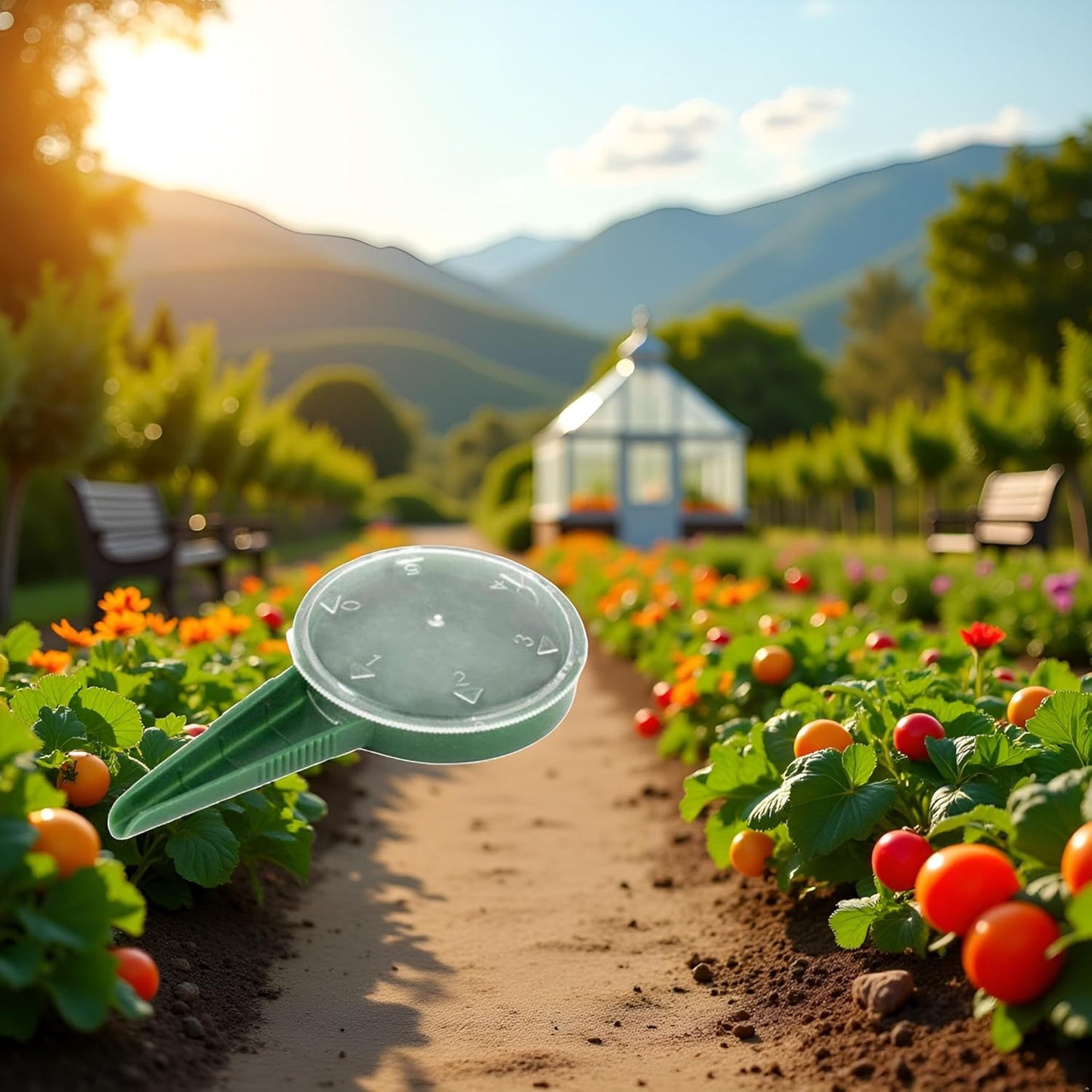 1Pc Seed Dispenser,Garden Plant Adjustable Seeder Sower Planter,Hand Seeder,Seed Dispenser Hand Tool,Seeder Gardening Tools for Outdoor